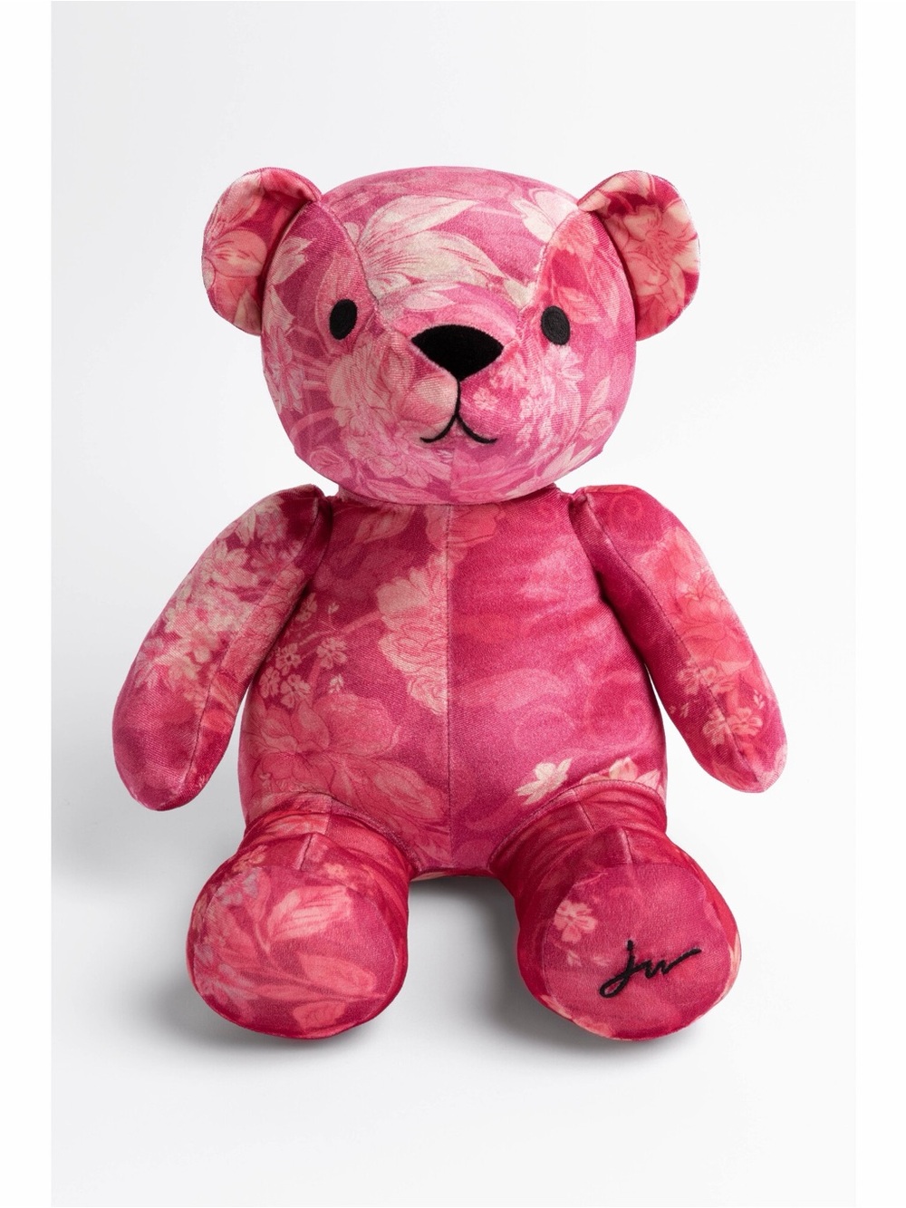 NWT Johnny Was Velvet Pink Teddy Bear